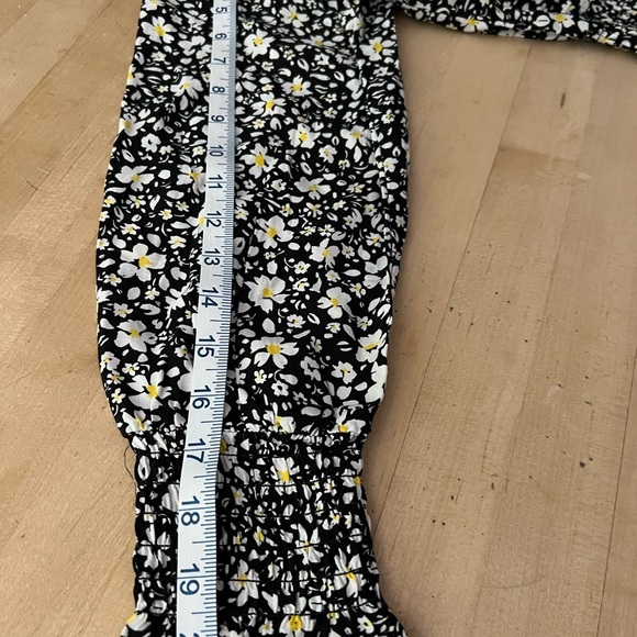 Jun & Ivy cropped Boho blouse size Large - Picture 2 of 9